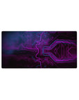 Abstract Deskmat | Mousepad | Deskpad - Neon Circuit Flow - AniChan