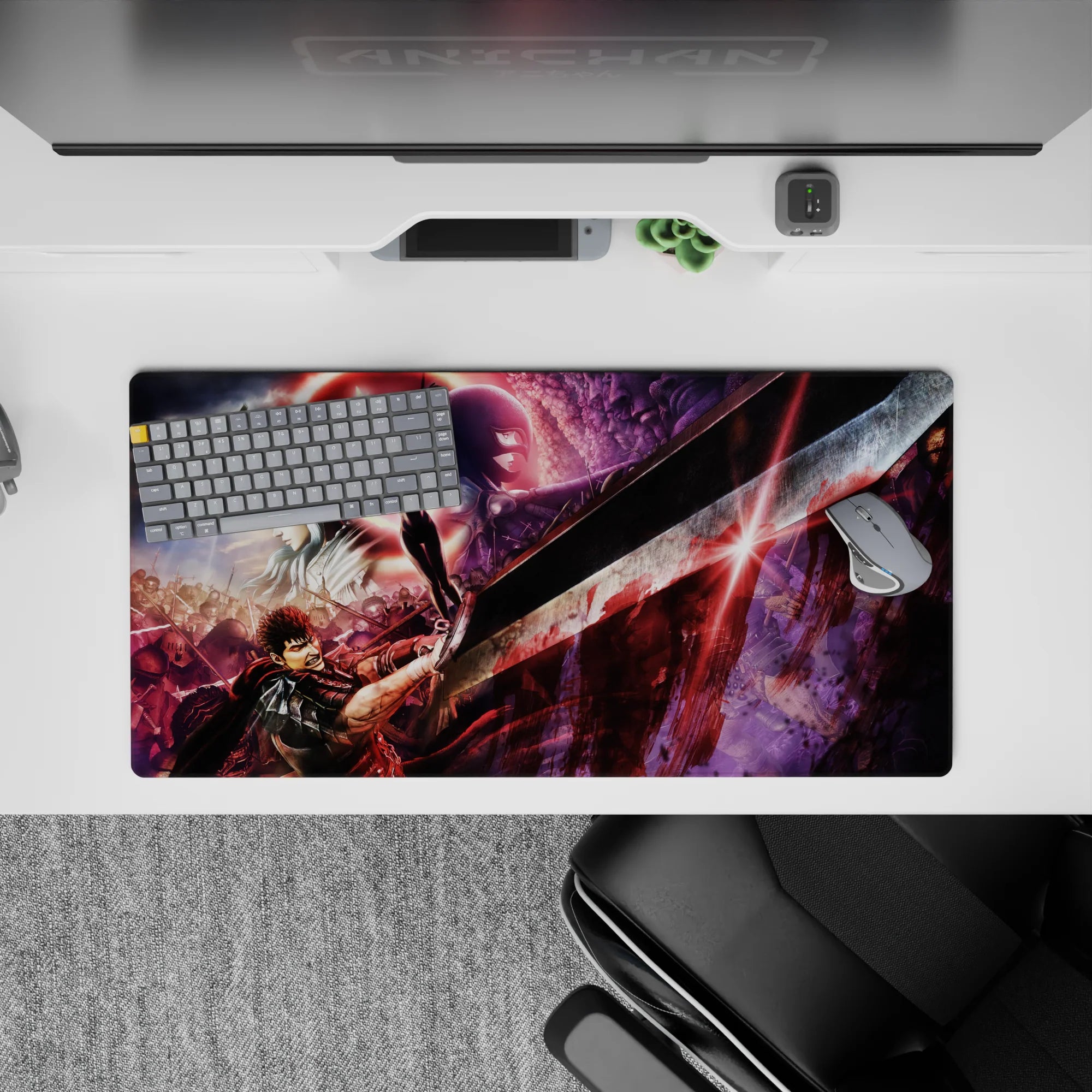 Berserk Deskmat | Mousepad | Deskpad - Eclipse Sacrifice - AniChan