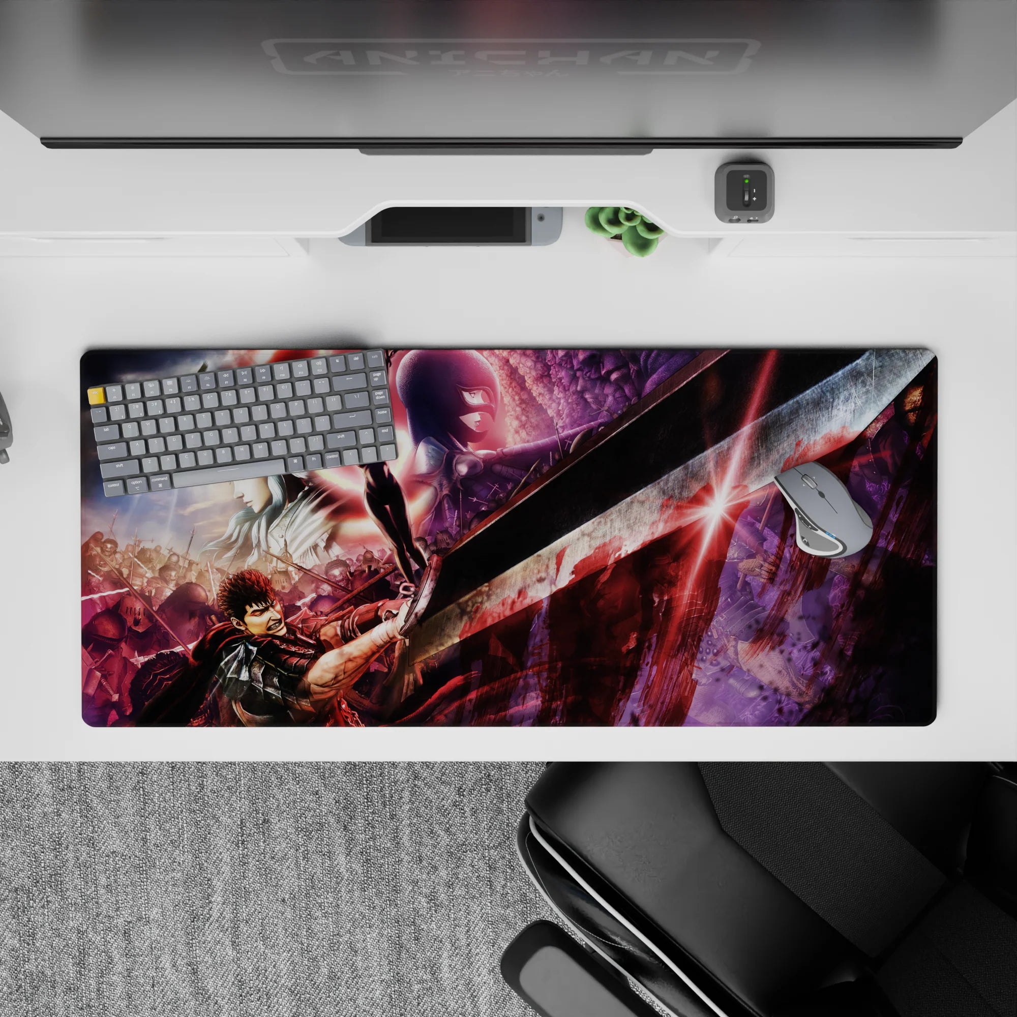 Berserk Deskmat | Mousepad | Deskpad - Eclipse Sacrifice - AniChan