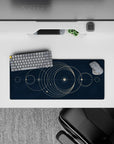 Abstract Deskmat | Mousepad | Deskpad - Celestial Orbit - AniChan