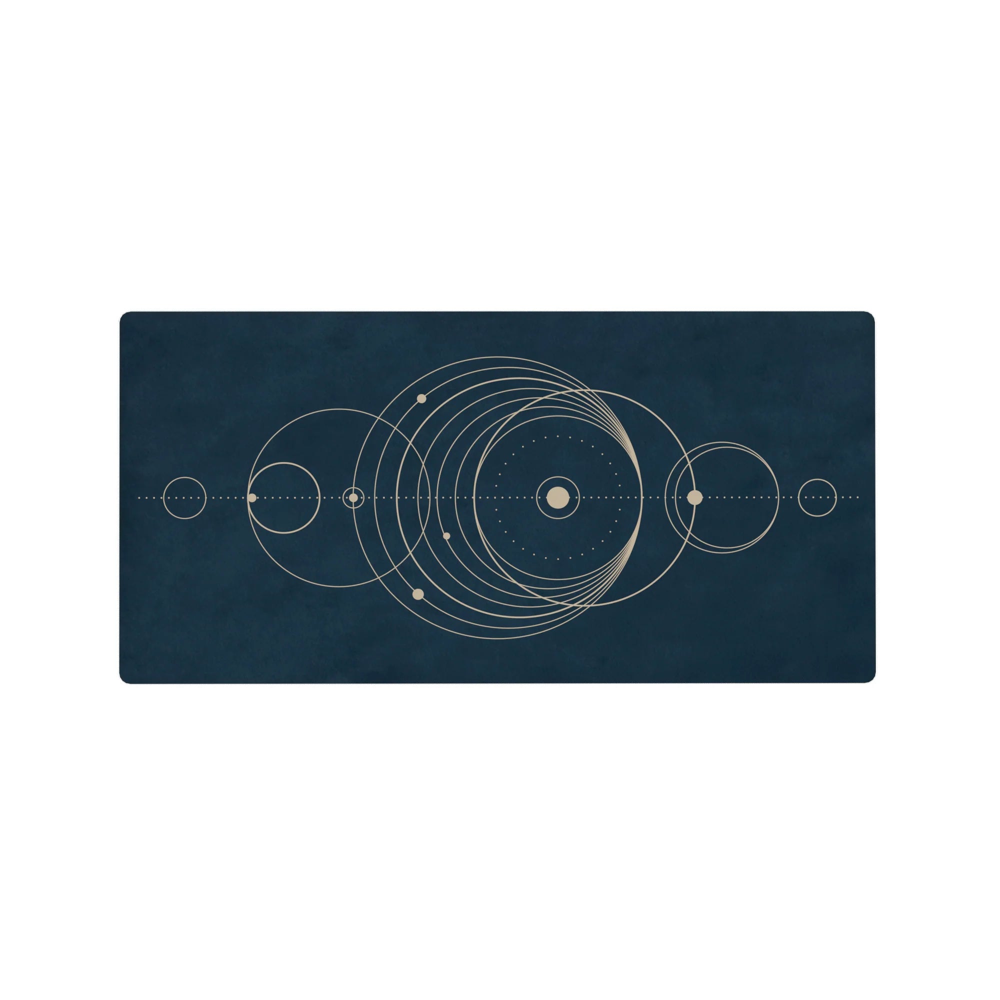 Abstract Deskmat | Mousepad | Deskpad - Celestial Orbit - AniChan