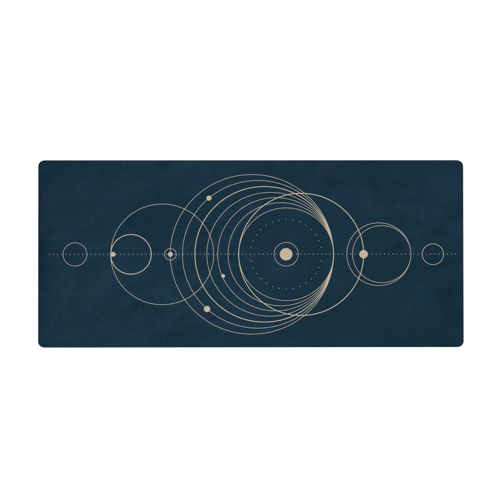 Abstract Deskmat | Mousepad | Deskpad - Celestial Orbit - AniChan