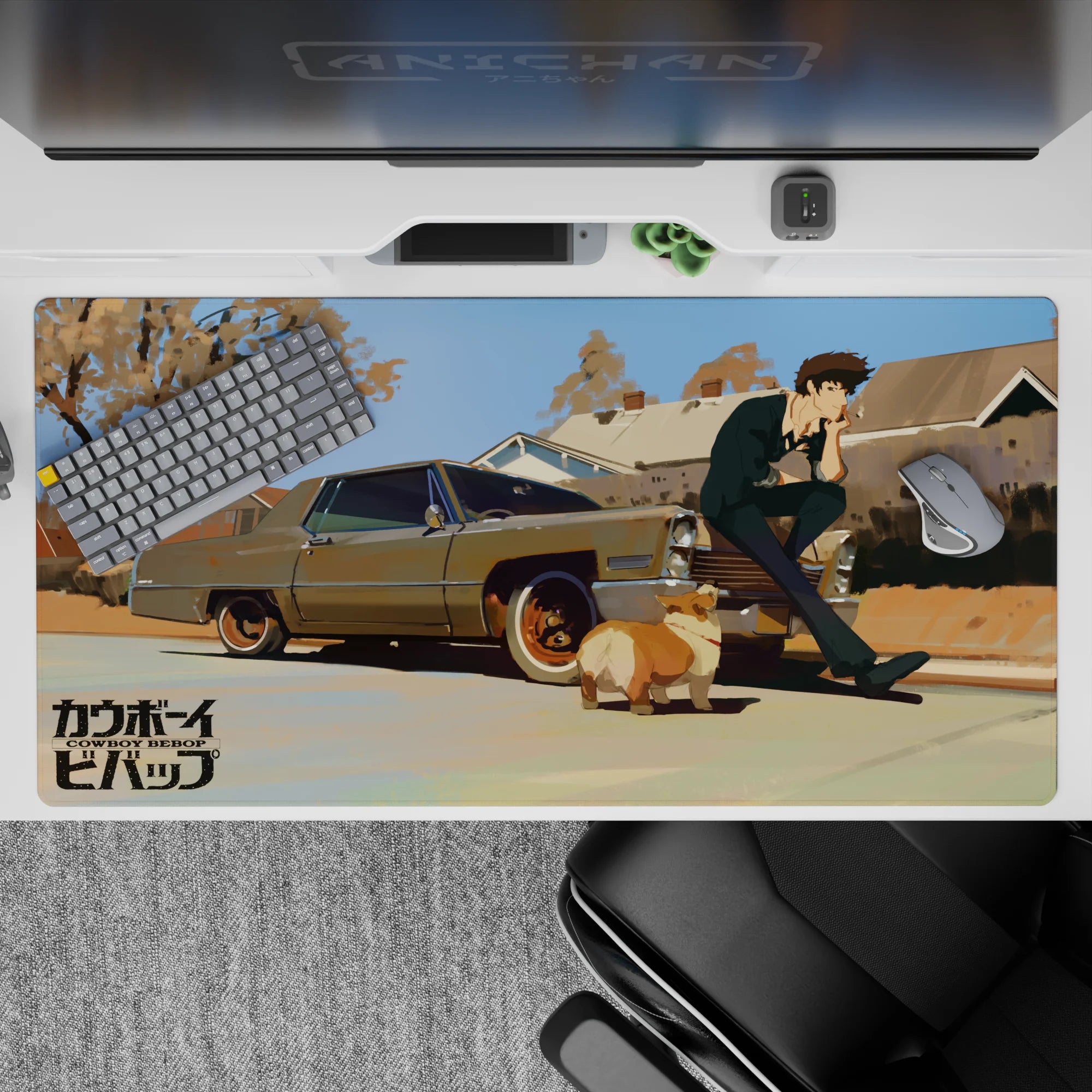 Cowboy Bepop - Anime Mouse Pad and Desk Pad - Bebop Streetscape - AniChan