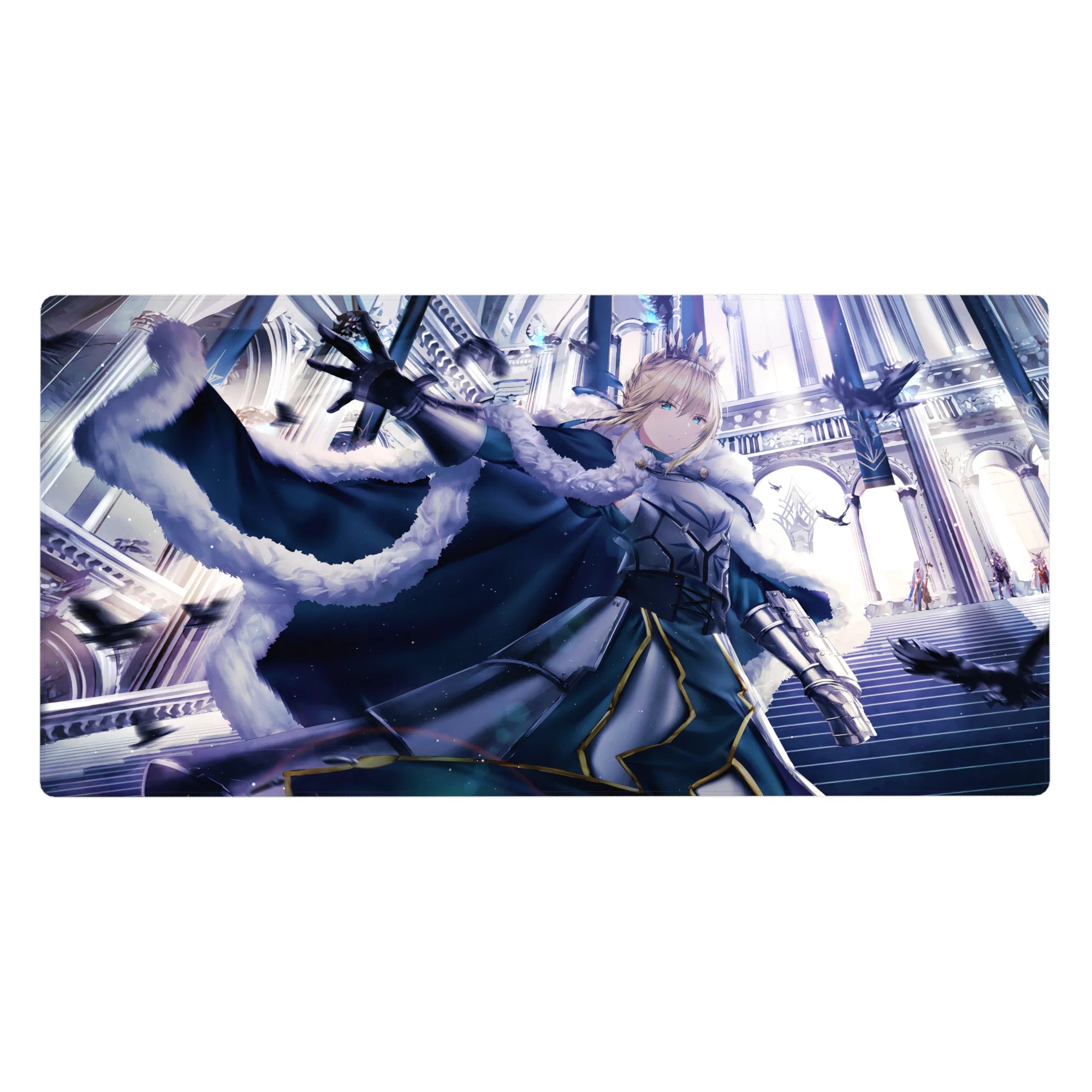 Fate Grand Order Deskmat | Mousepad | Deskpad - Saber's Royal Resolve - AniChan