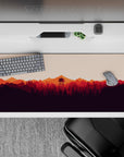 Vector Landscapes Deskmat | Mousepad | Deskpad - Sunset Watchtower