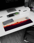 Vector Landscapes Deskmat | Mousepad | Deskpad - Sunset Watchtower