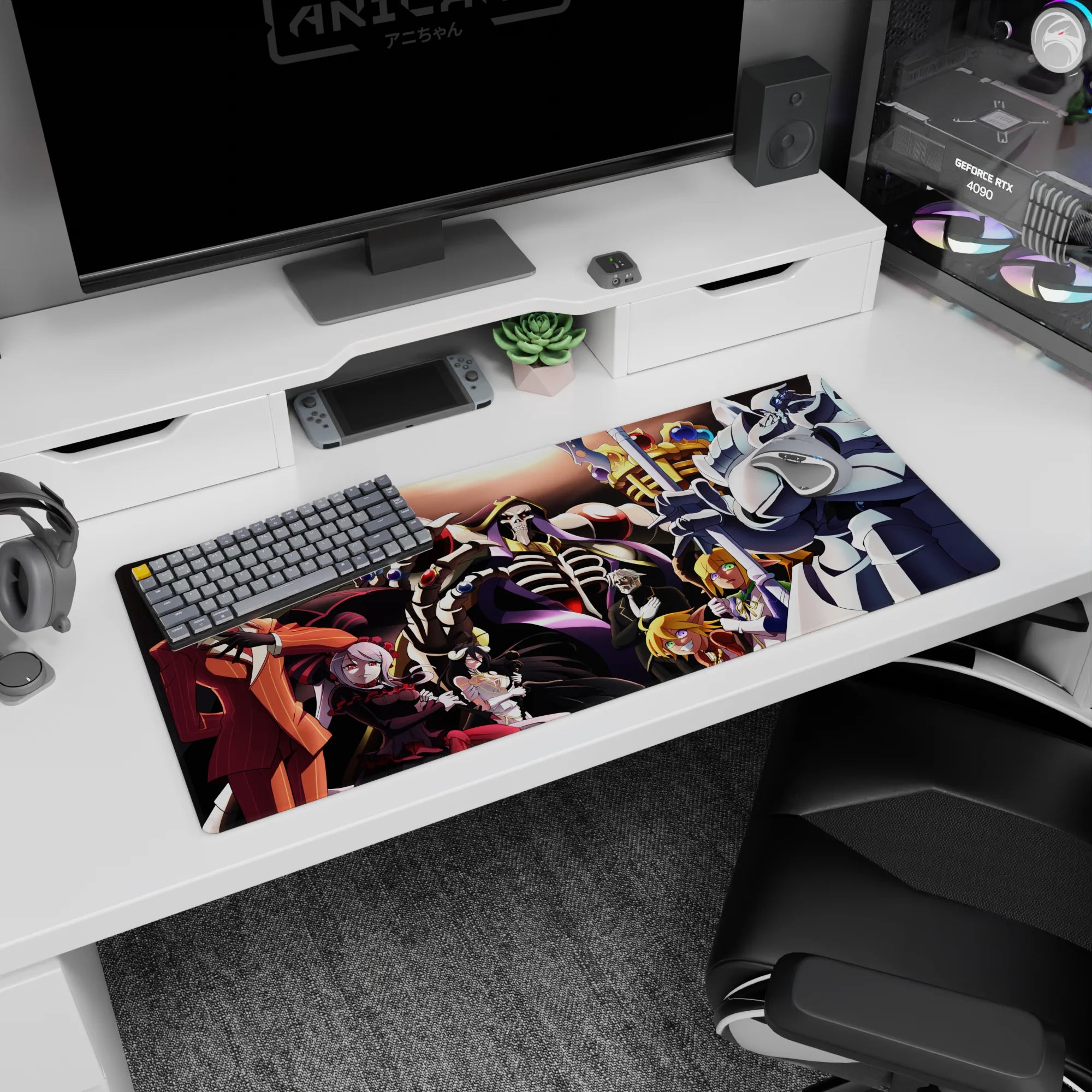 Overlord Deskmat | Mousepad | Deskpad - Guardians of Nazarick - AniChan