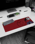 Madara Uchiha standing arms crossed, scary-cool Naruto anime mouse pad, 32x12 inches.