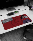 32x16 inches Naruto mouse pad showing Madara Uchiha standing calm and intimidating with arms crossed.