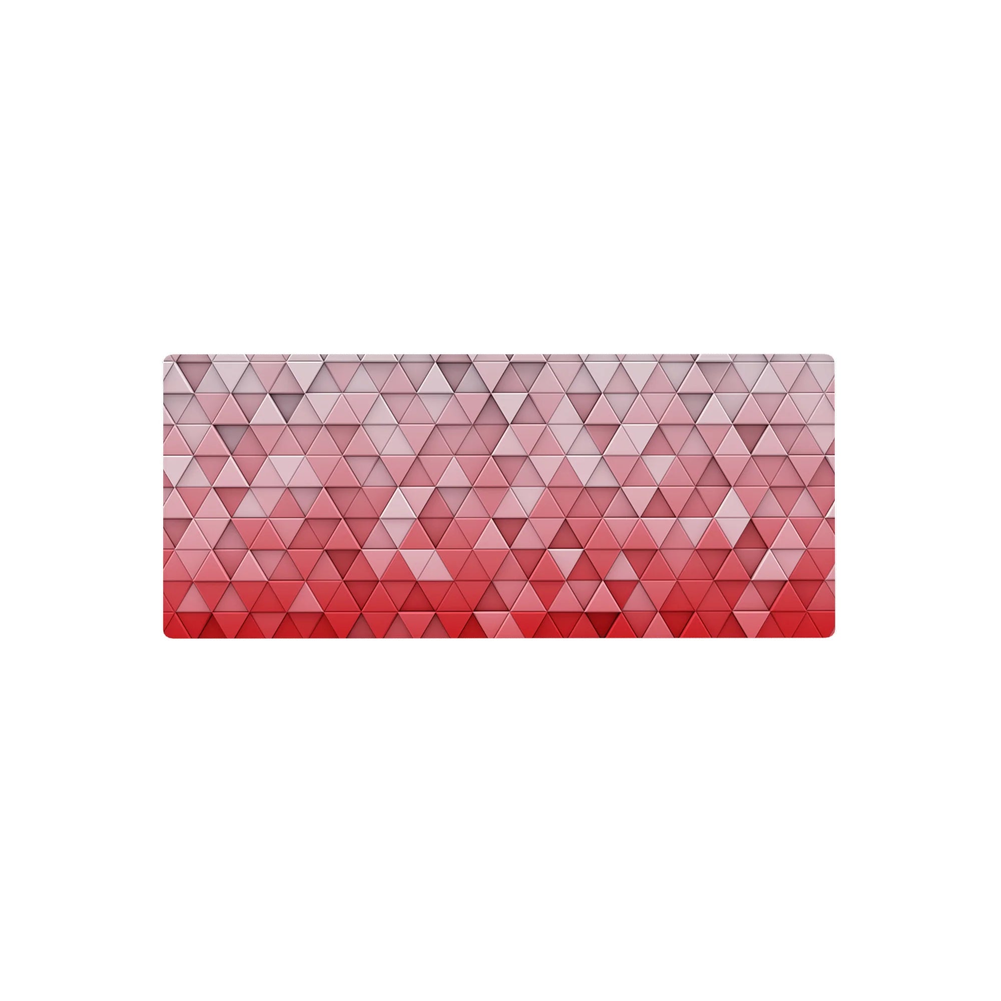 Geometry Abstract Deskmat | Mousepad | Deskpad - Crimson Gradient Geometry - AniChan