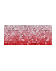 Geometry Abstract Deskmat | Mousepad | Deskpad - Crimson Gradient Geometry - AniChan