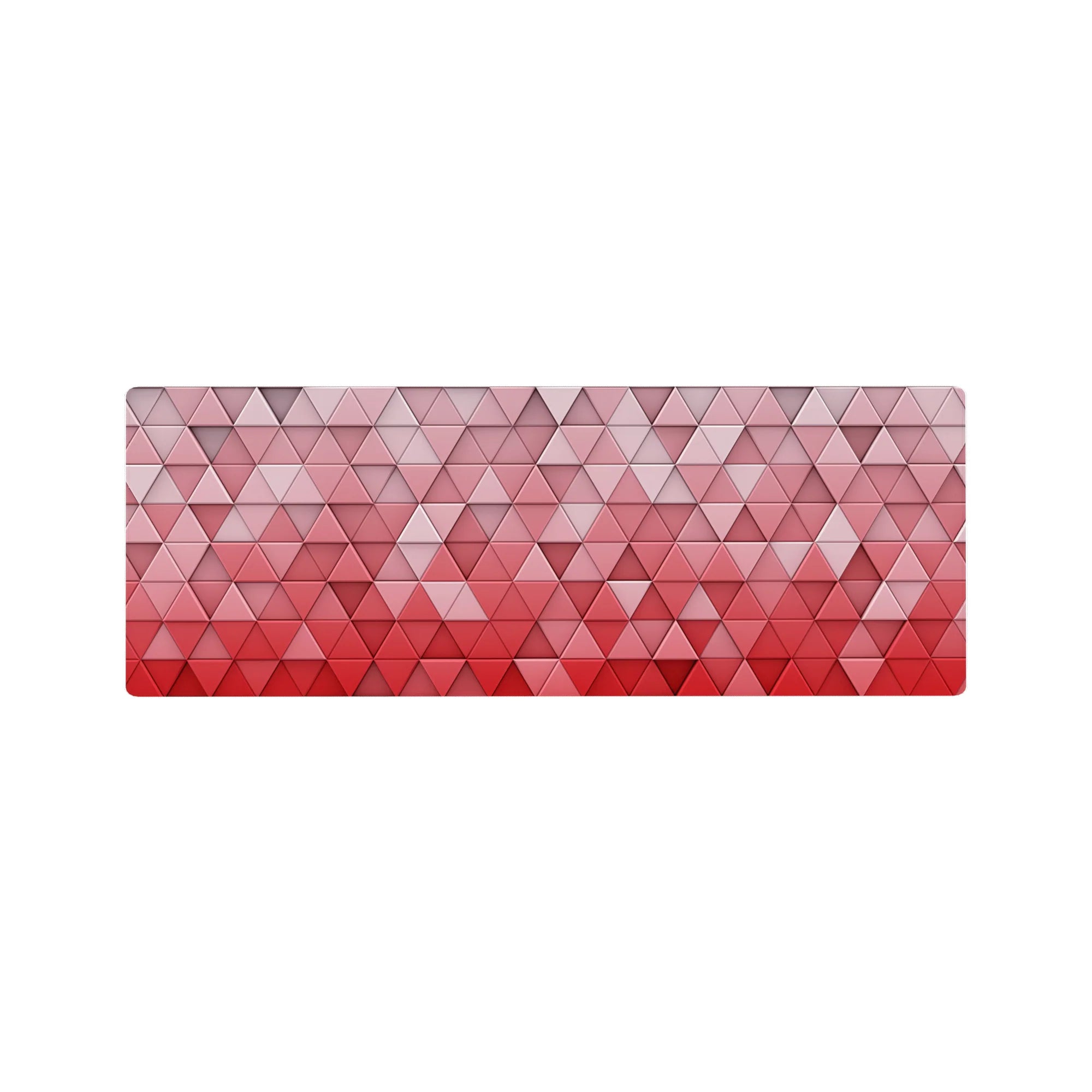 Geometry Abstract Deskmat | Mousepad | Deskpad - Crimson Gradient Geometry - AniChan