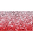 Geometry Abstract Deskmat | Mousepad | Deskpad - Crimson Gradient Geometry - AniChan