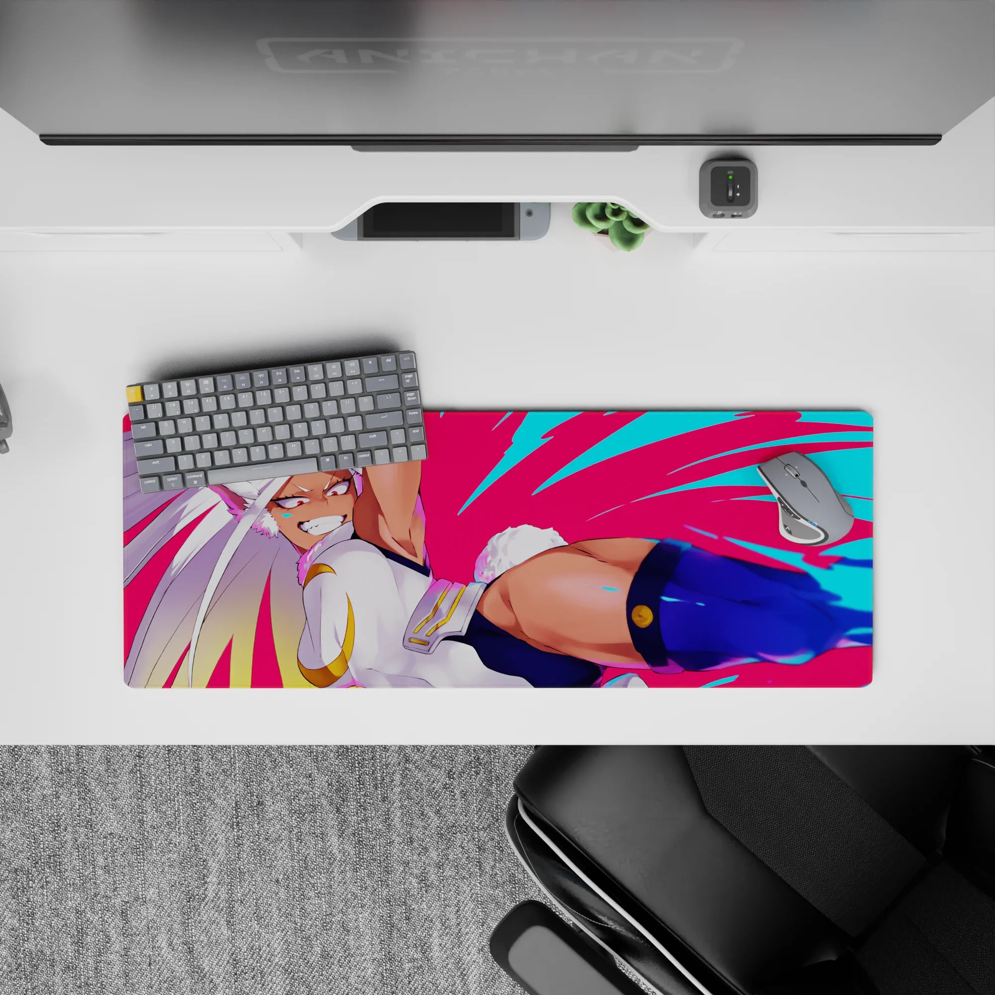 My Hero Academia Deskmat | Mousepad | Deskpad - Power Kick Hero - AniChan