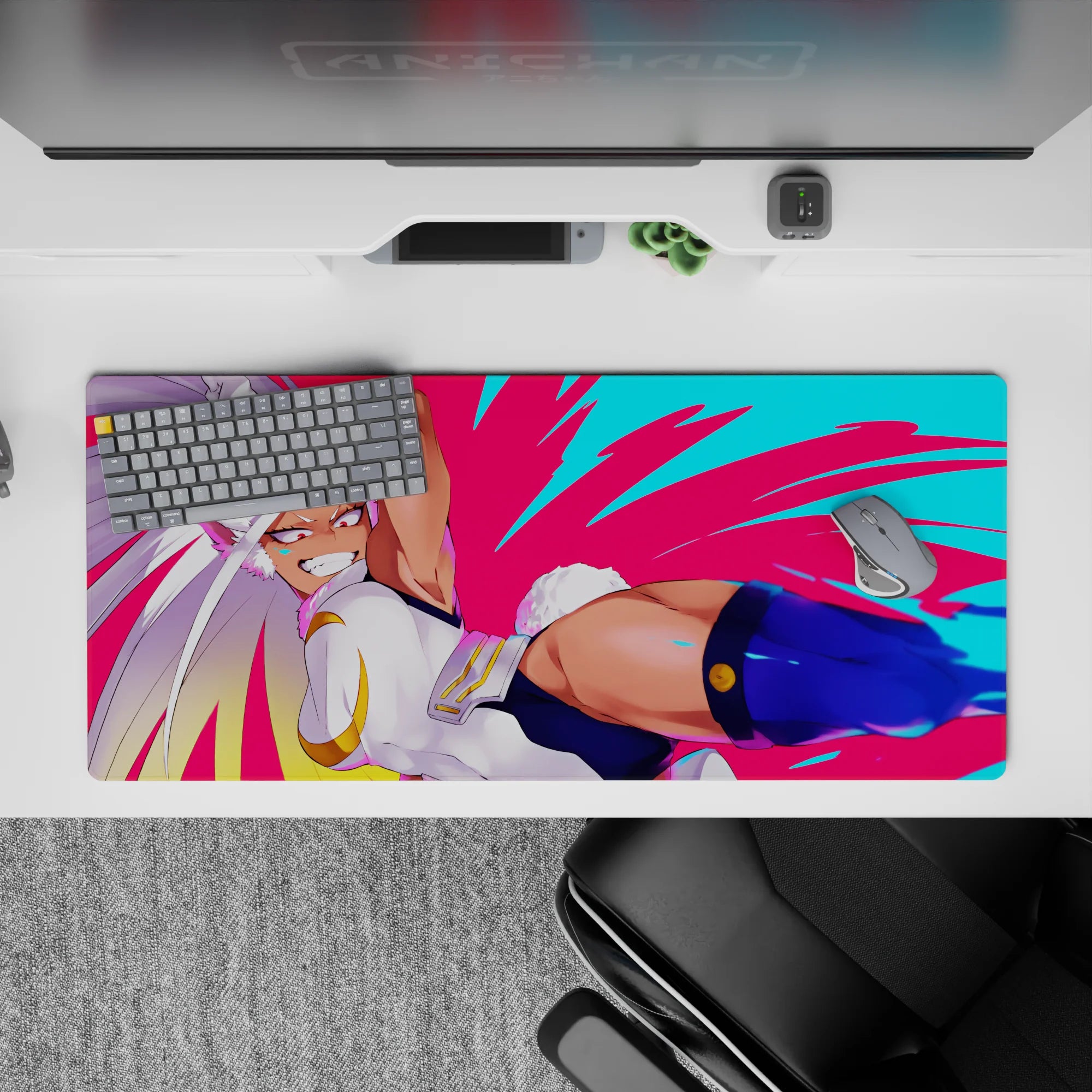 My Hero Academia Deskmat | Mousepad | Deskpad - Power Kick Hero - AniChan