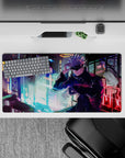 Jujutsu Kaisen - Anime Mouse Pad and Desk Pad - Neon City Gojo - AniChan