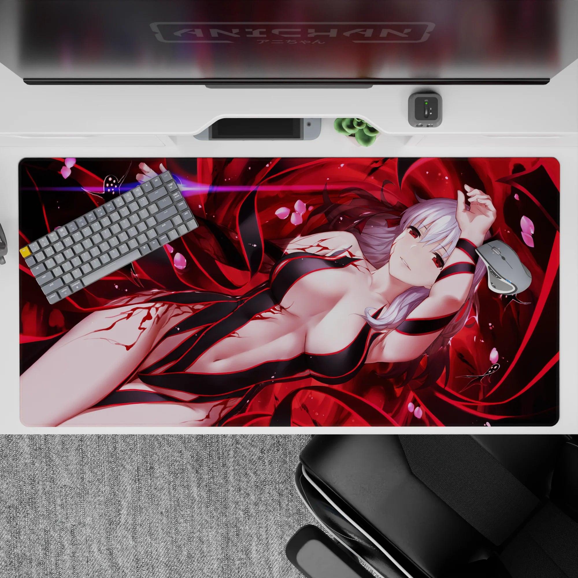 Fate Grand Order Deskmat | Mousepad | Deskpad - Sakura’s Crimson Enchantment - AniChan