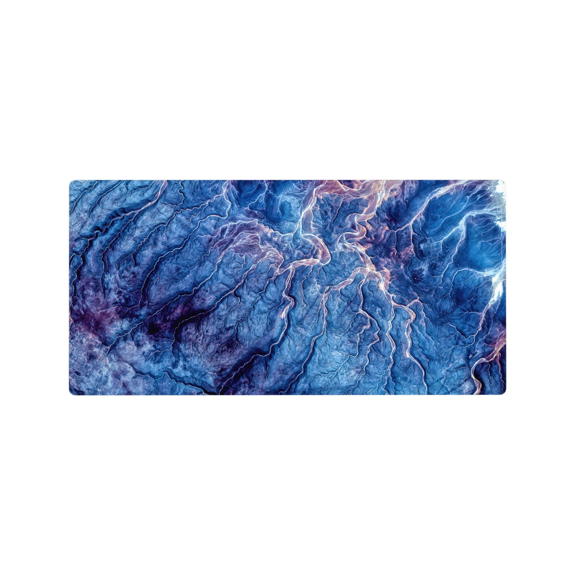 Topographic Abstract Deskmat | Mousepad | Deskpad - Mountain Veins