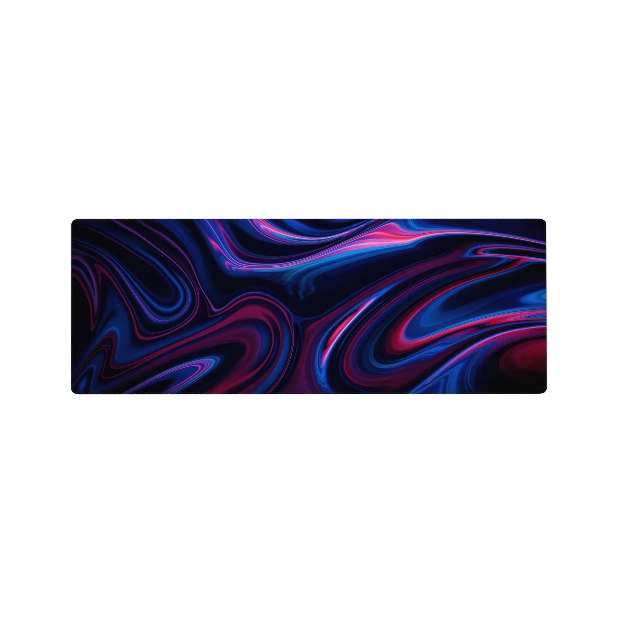 Liquid Abstract Deskmat | Mousepad | Deskpad - Neon Pulse