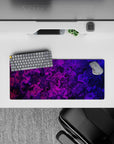 Topographic (Topo) Deskmat | Mousepad | Deskpad - Electric Contours - AniChan