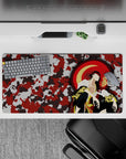 Bleach - Anime Mouse Pad and Desk Pad - Crimson Camouflage Kyōraku - AniChan