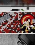 Bleach - Anime Mouse Pad and Desk Pad - Crimson Camouflage Kyōraku - AniChan