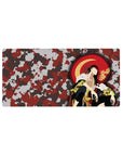 Bleach - Anime Mouse Pad and Desk Pad - Crimson Camouflage Kyōraku - AniChan