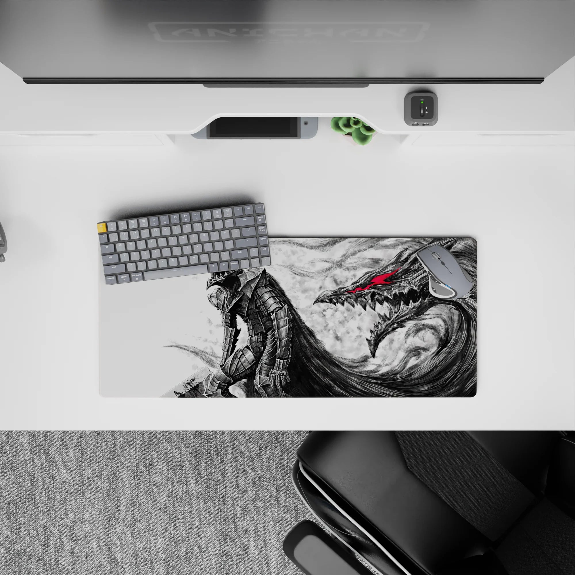 Berserk Deskmat | Mousepad | Deskpad - Berserker&#39;s Wrath - AniChan