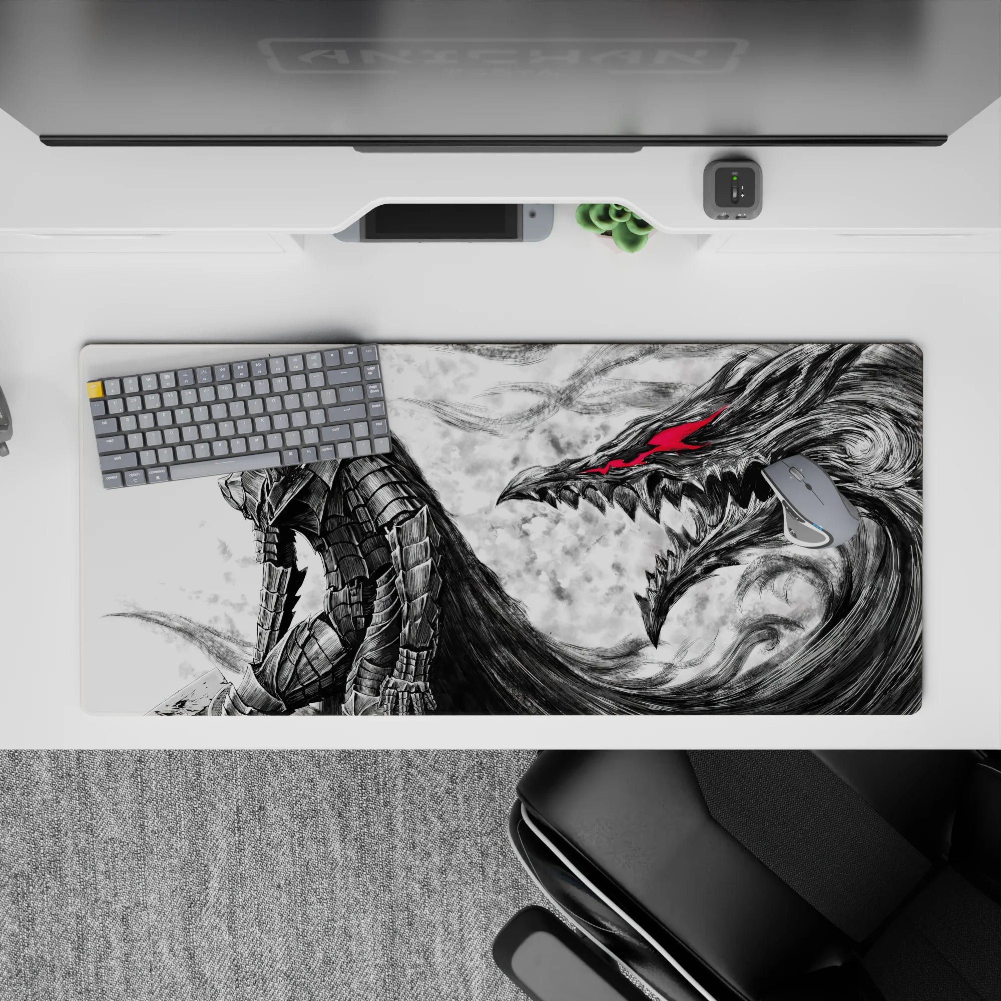 Berserk Deskmat | Mousepad | Deskpad - Berserker's Wrath - AniChan