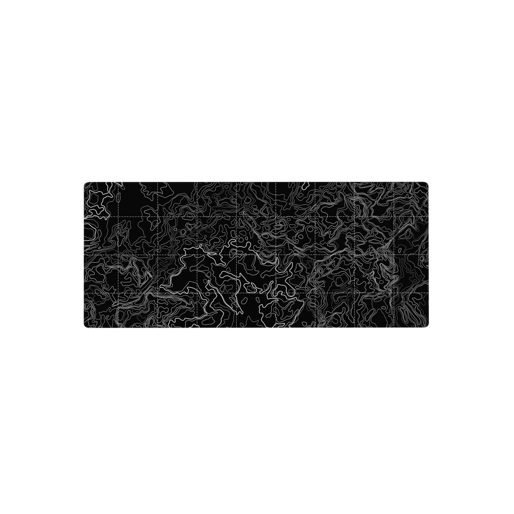 Topographic (Topo) Deskmat | Mousepad | Deskpad - Gridlocked Terrain - AniChan