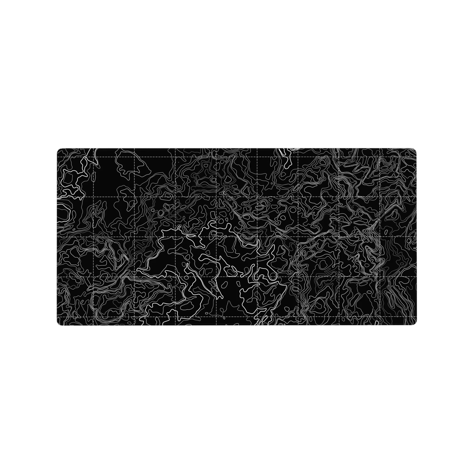 Topographic (Topo) Deskmat | Mousepad | Deskpad - Gridlocked Terrain - AniChan