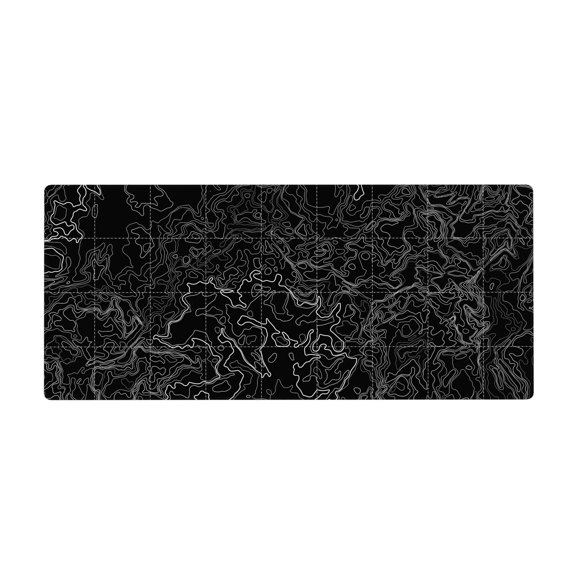 Topographic (Topo) Deskmat | Mousepad | Deskpad - Gridlocked Terrain - AniChan