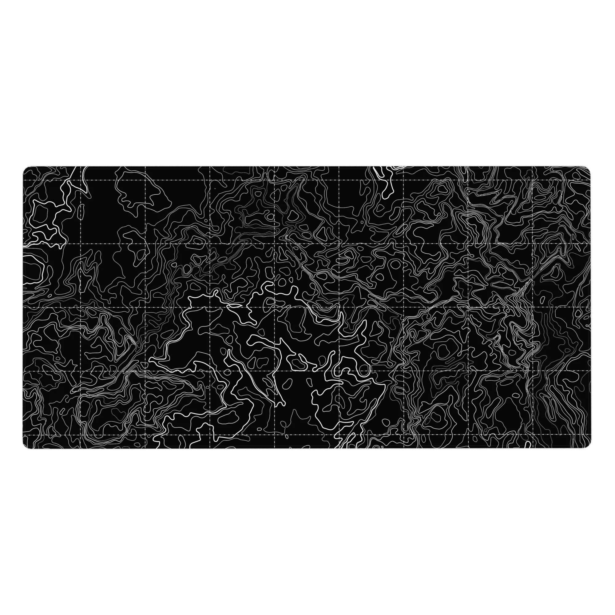 Topographic (Topo) Deskmat | Mousepad | Deskpad - Gridlocked Terrain - AniChan