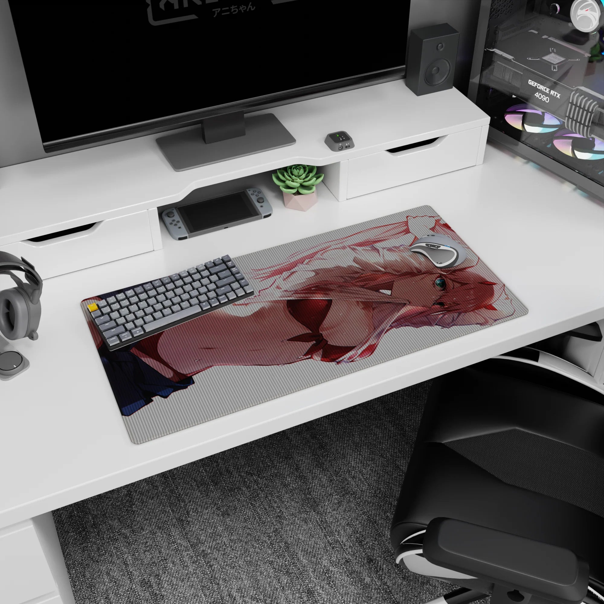 Darling In The Franxx - Anime Mouse Pad and Desk Pad - Crimson Temptation