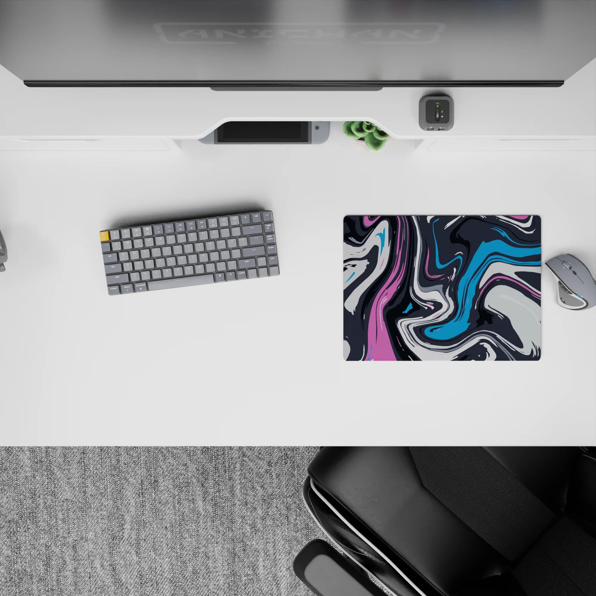 Liquid Abstract Deskmat | Mousepad | Deskpad - Color Swirl