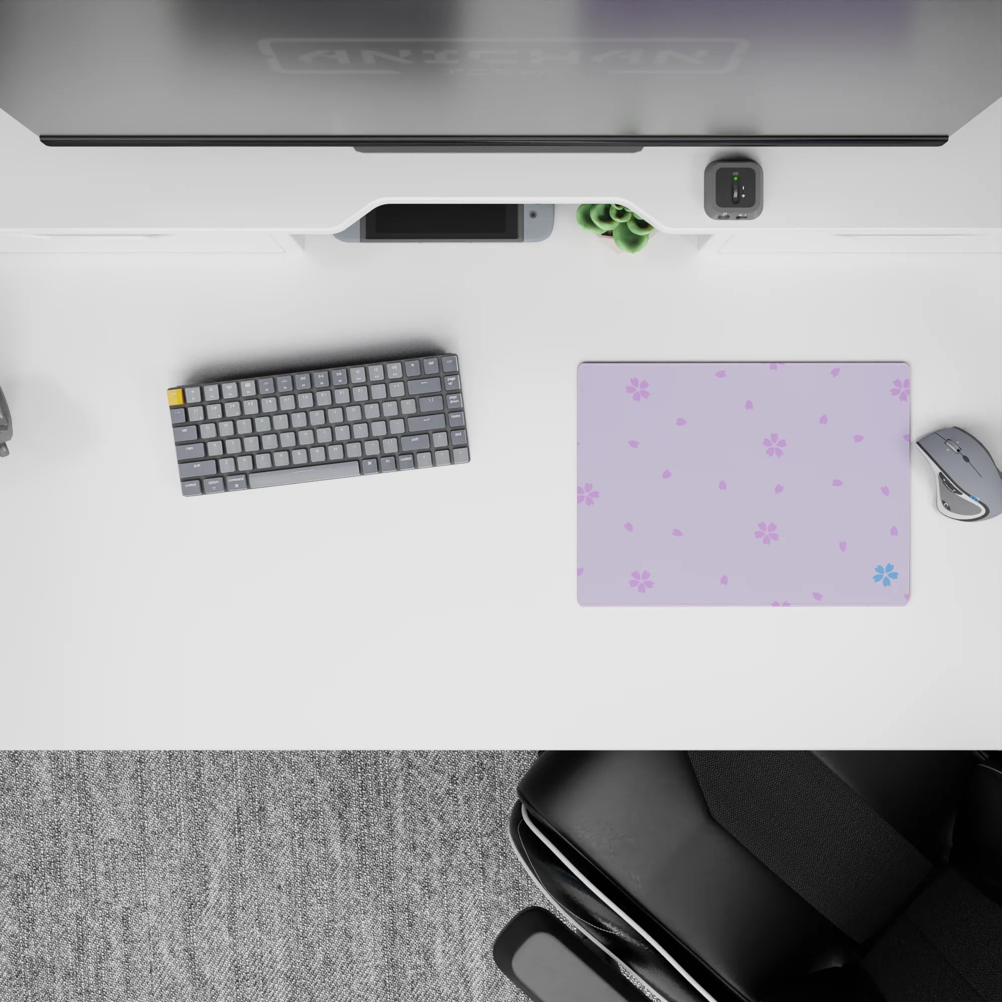 Abstract Pattern Deskmat | Mousepad | Deskpad - Sakura Bliss