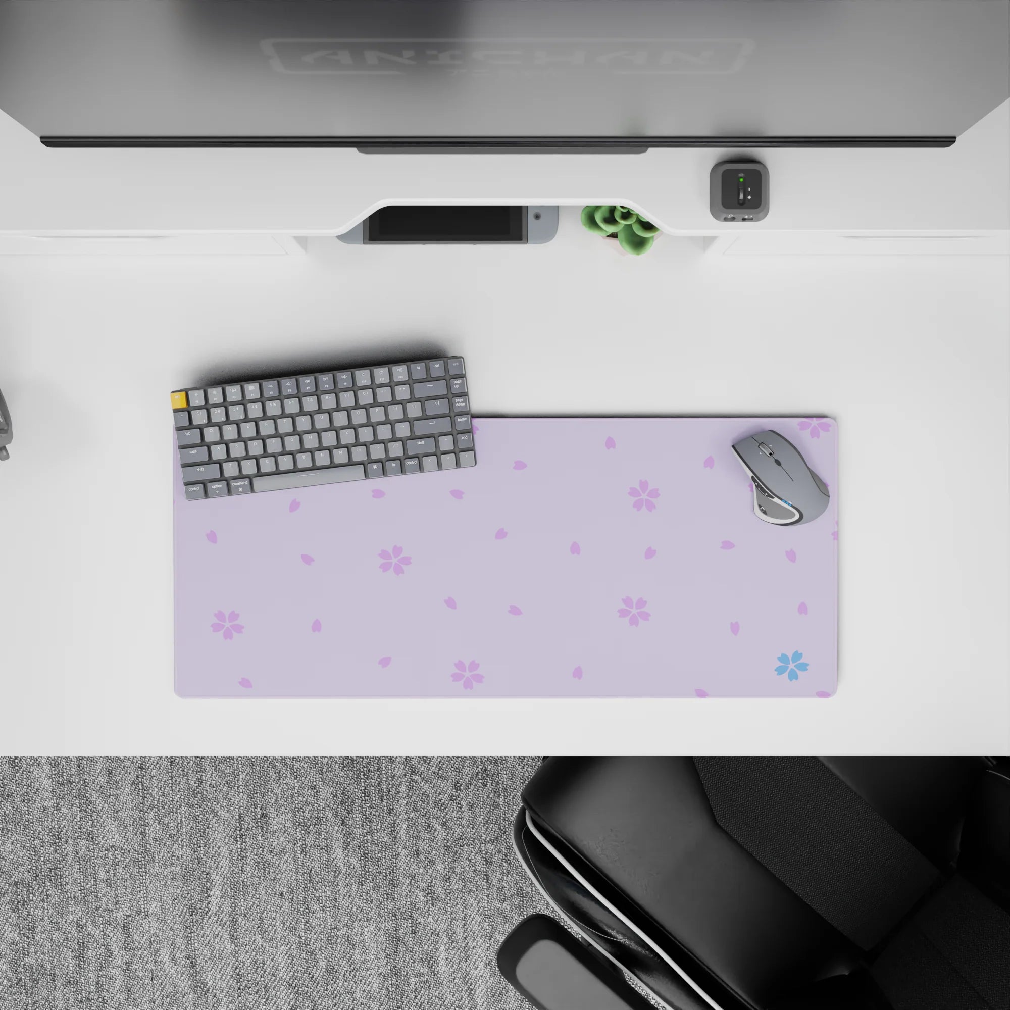 Abstract Pattern Deskmat | Mousepad | Deskpad - Sakura Bliss