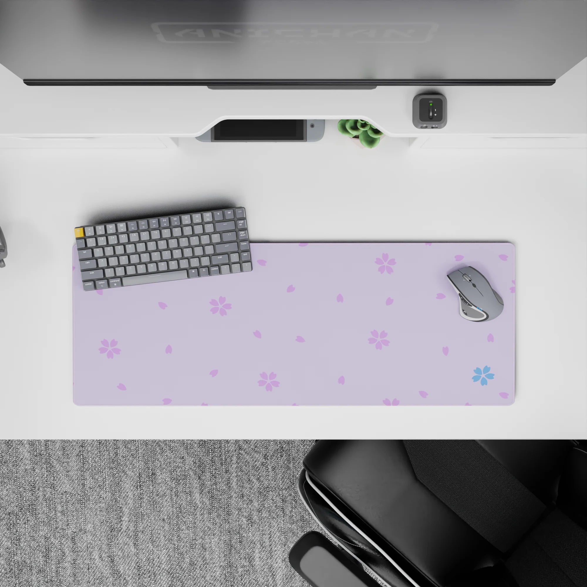 Abstract Pattern Deskmat | Mousepad | Deskpad - Sakura Bliss