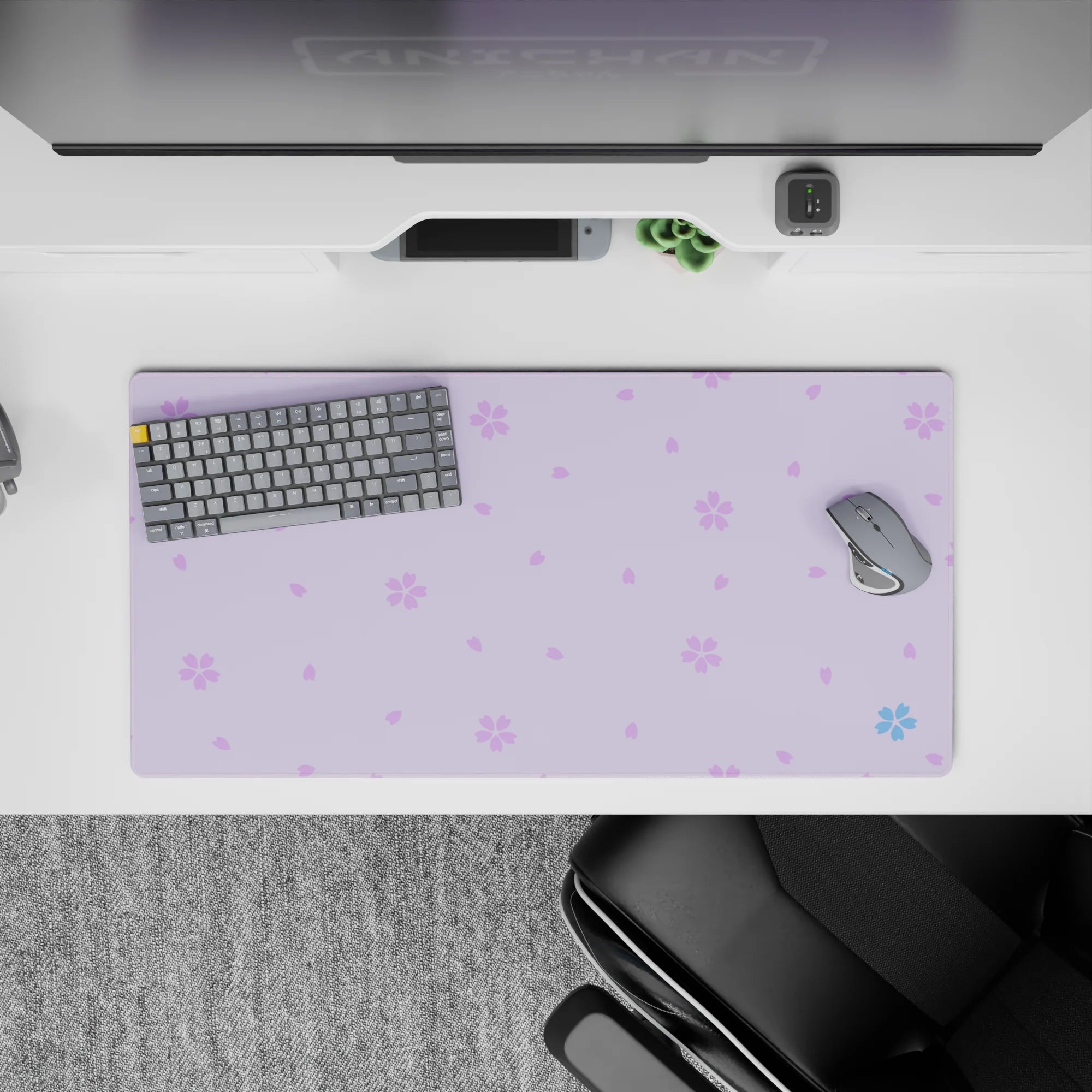 Abstract Pattern Deskmat | Mousepad | Deskpad - Sakura Bliss