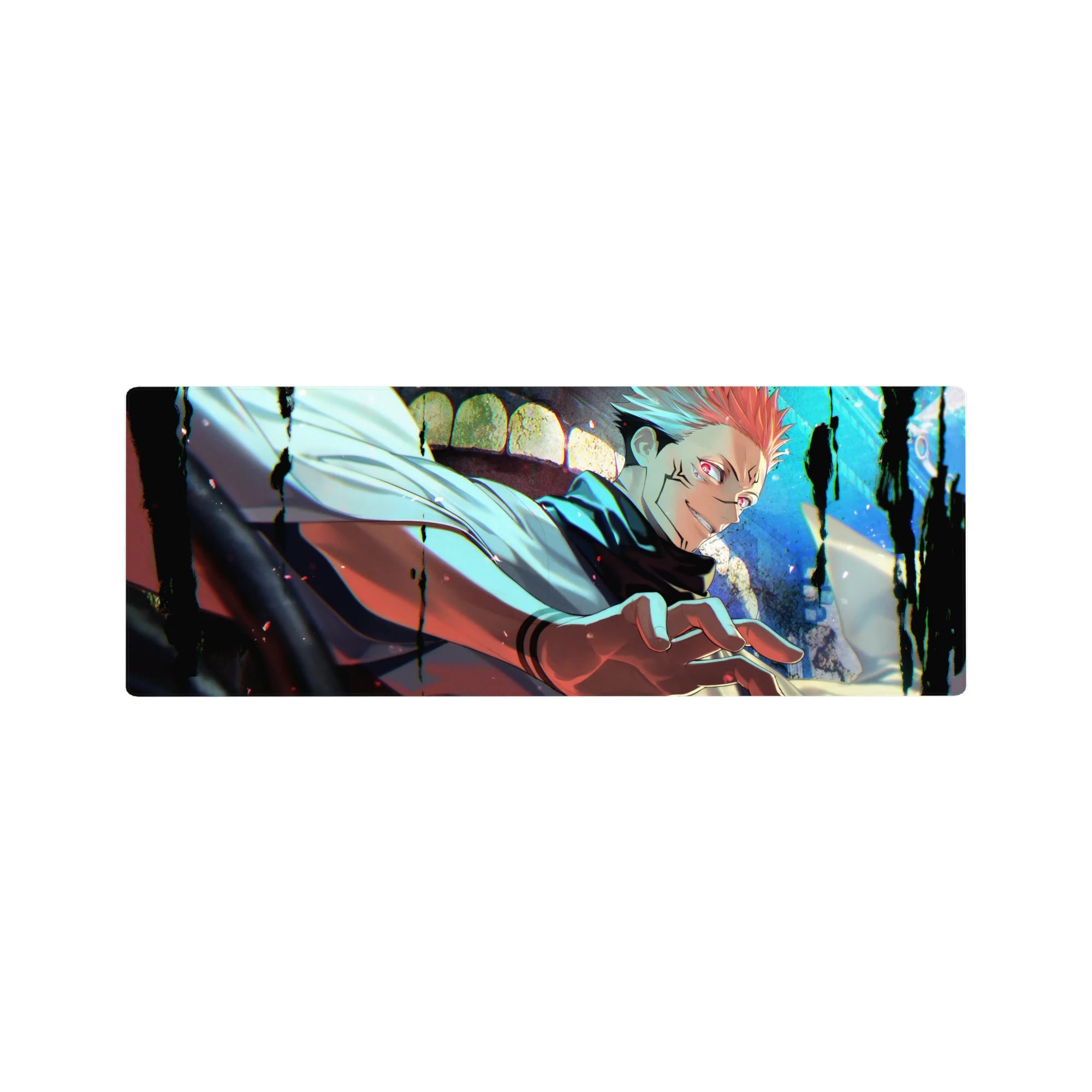 Jujutsu Kaisen Deskmat | Mousepad | Deskpad - Cursed King’s Grin - AniChan