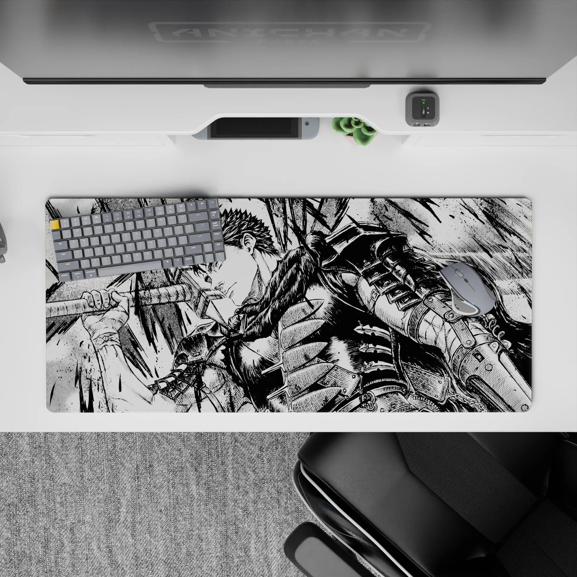 Berserk Deskmat | Mousepad | Deskpad - Determined Resolve - AniChan