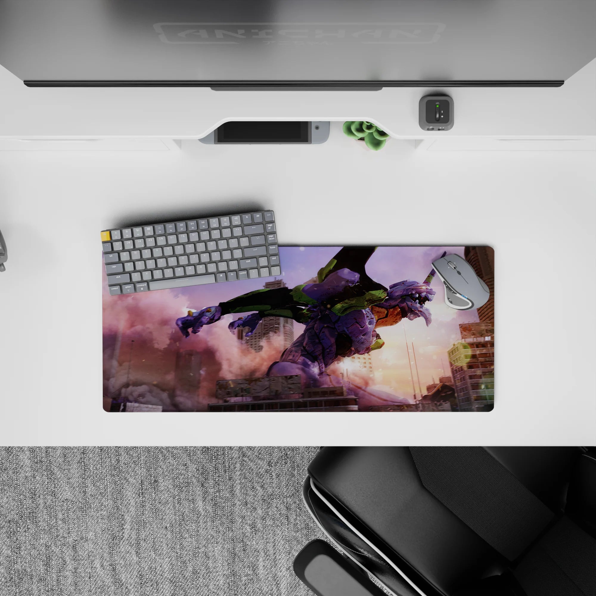 Evangelion - Anime Mouse Pad and Desk Pad - Rage of Unit-01 - AniChan