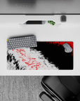 Geometry Abstract Deskmat | Mousepad | Deskpad - Fractured Fury - AniChan