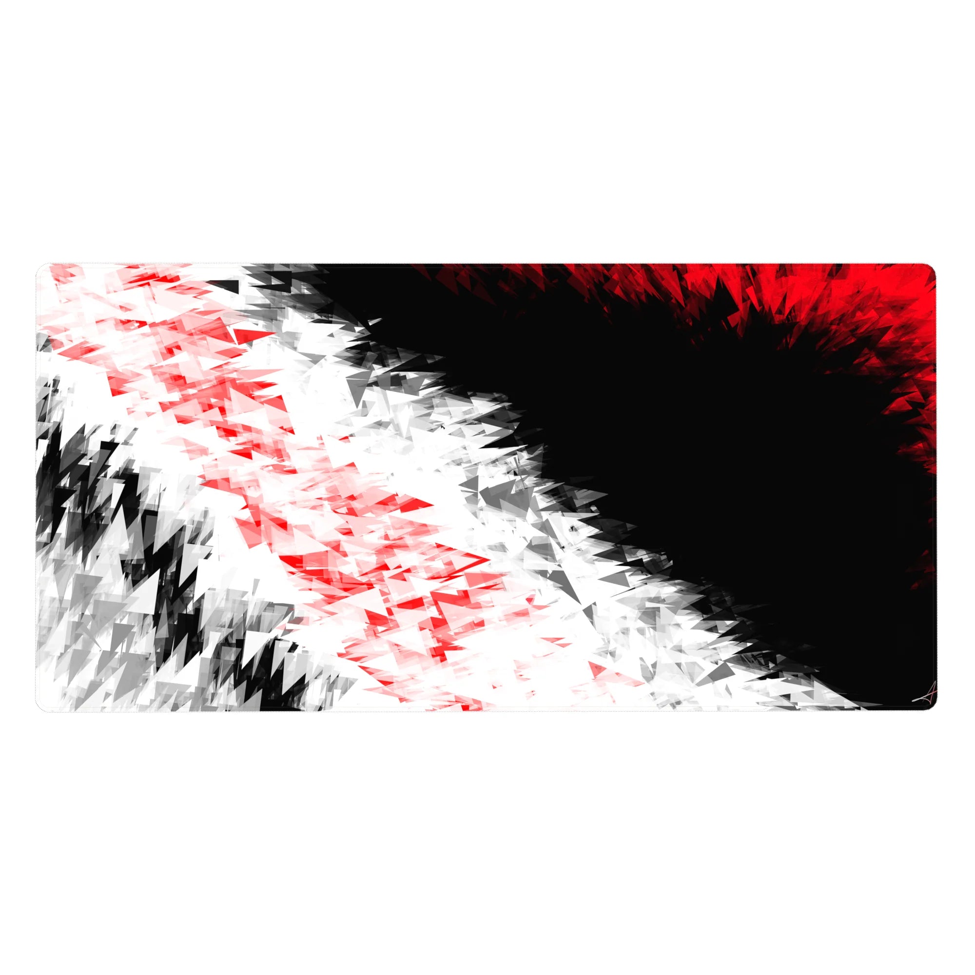 Geometry Abstract Deskmat | Mousepad | Deskpad - Fractured Fury - AniChan