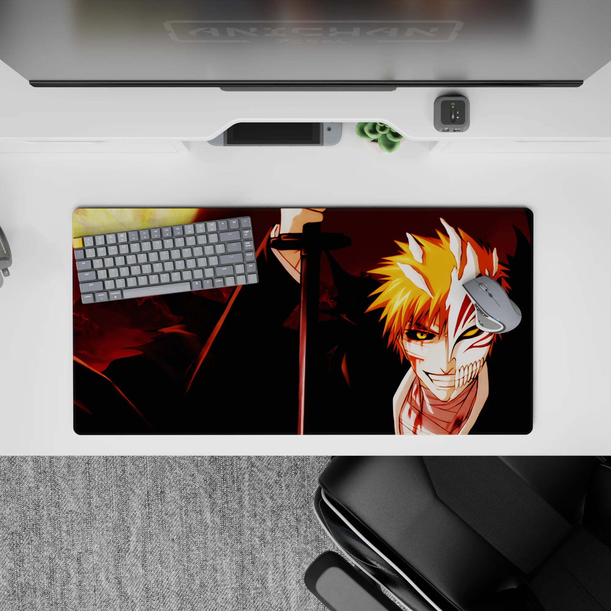 Bleach - Anime Mouse Pad and Desk Pad - Hollow Moon Eclipse - AniChan