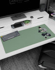 Shikamaru Nara hand-sign scene anime desk pad 36x16 inches, calm but deadly Naruto-inspired art.