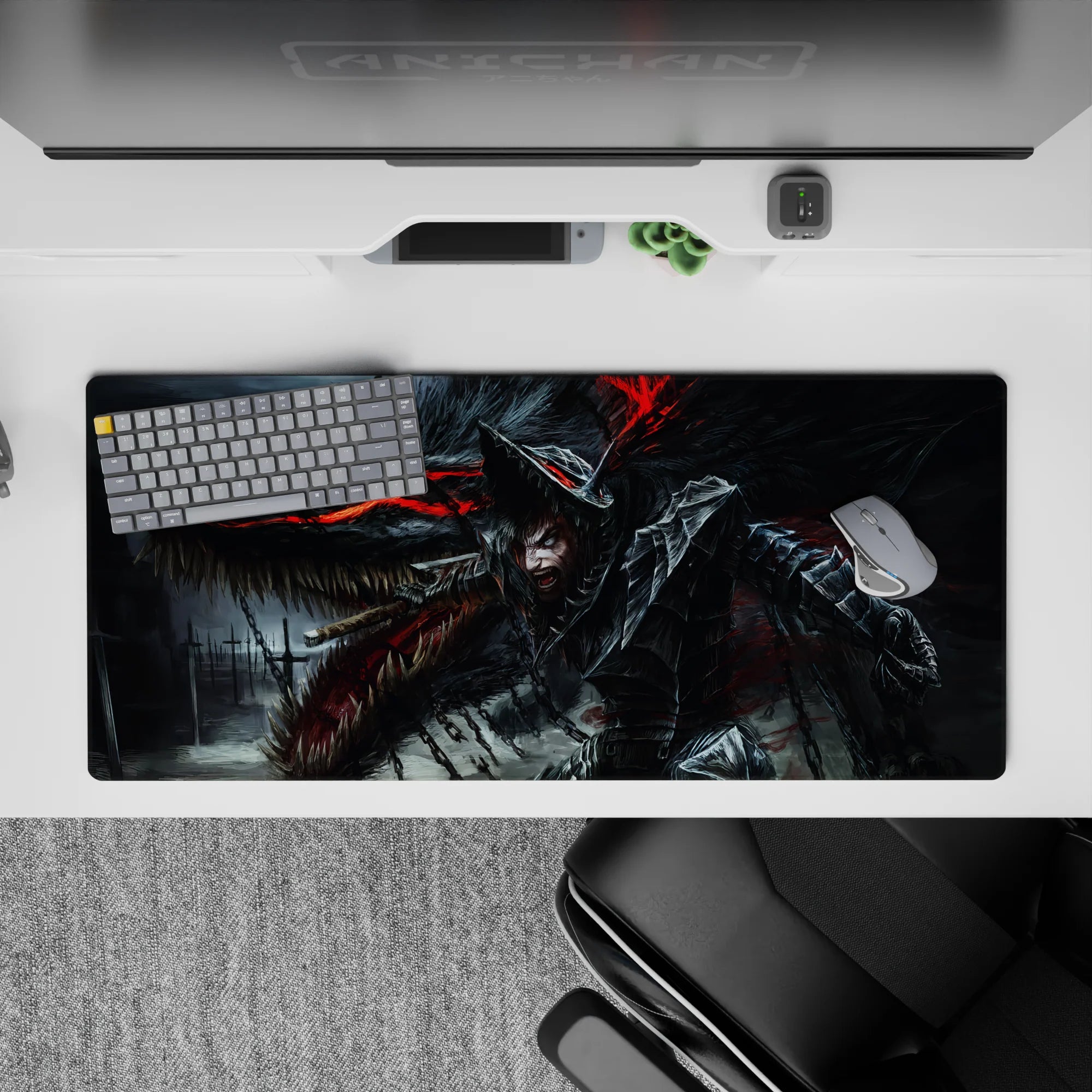 Berserk Deskmat | Mousepad | Deskpad - Beast of Darkness - AniChan