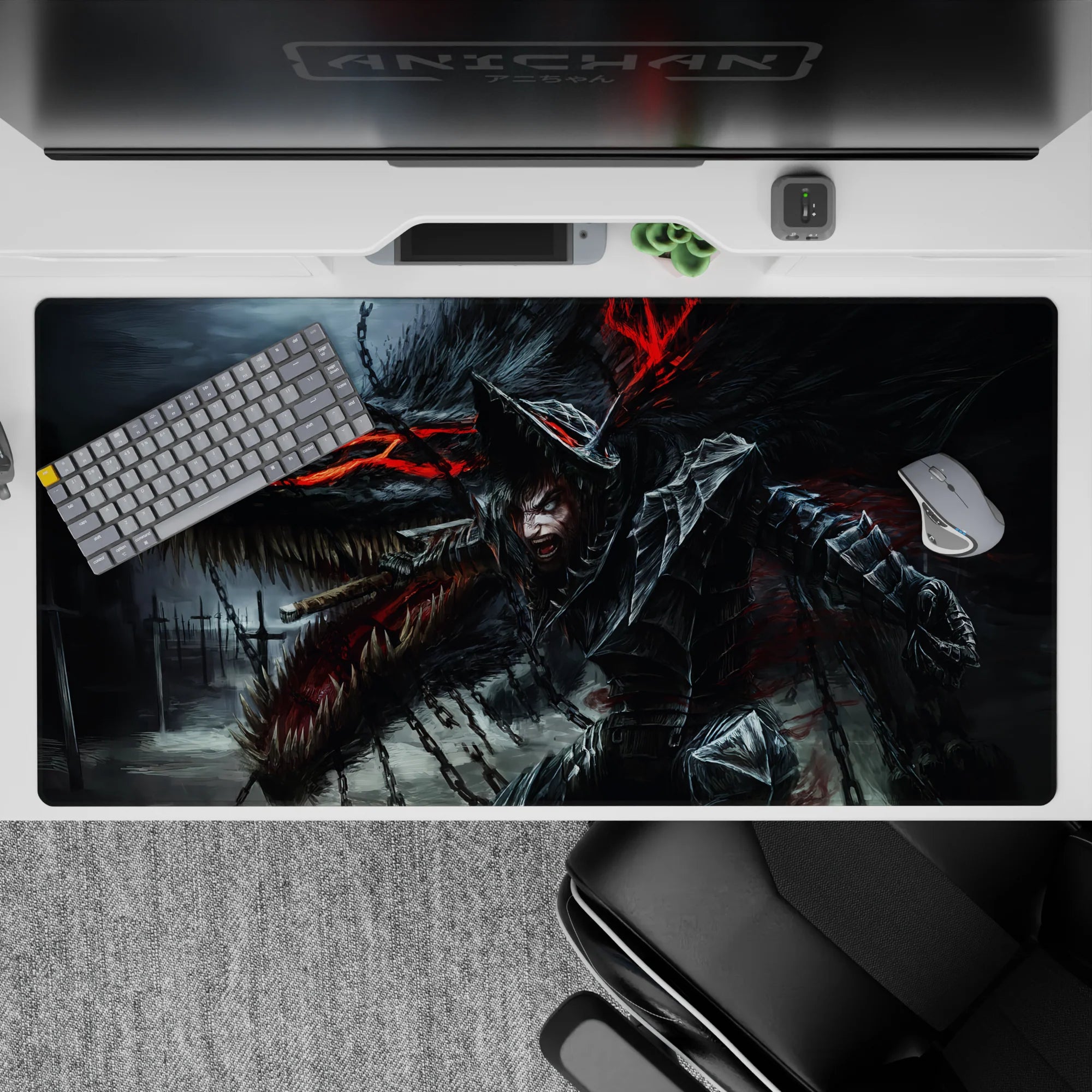 Berserk Deskmat | Mousepad | Deskpad - Beast of Darkness - AniChan