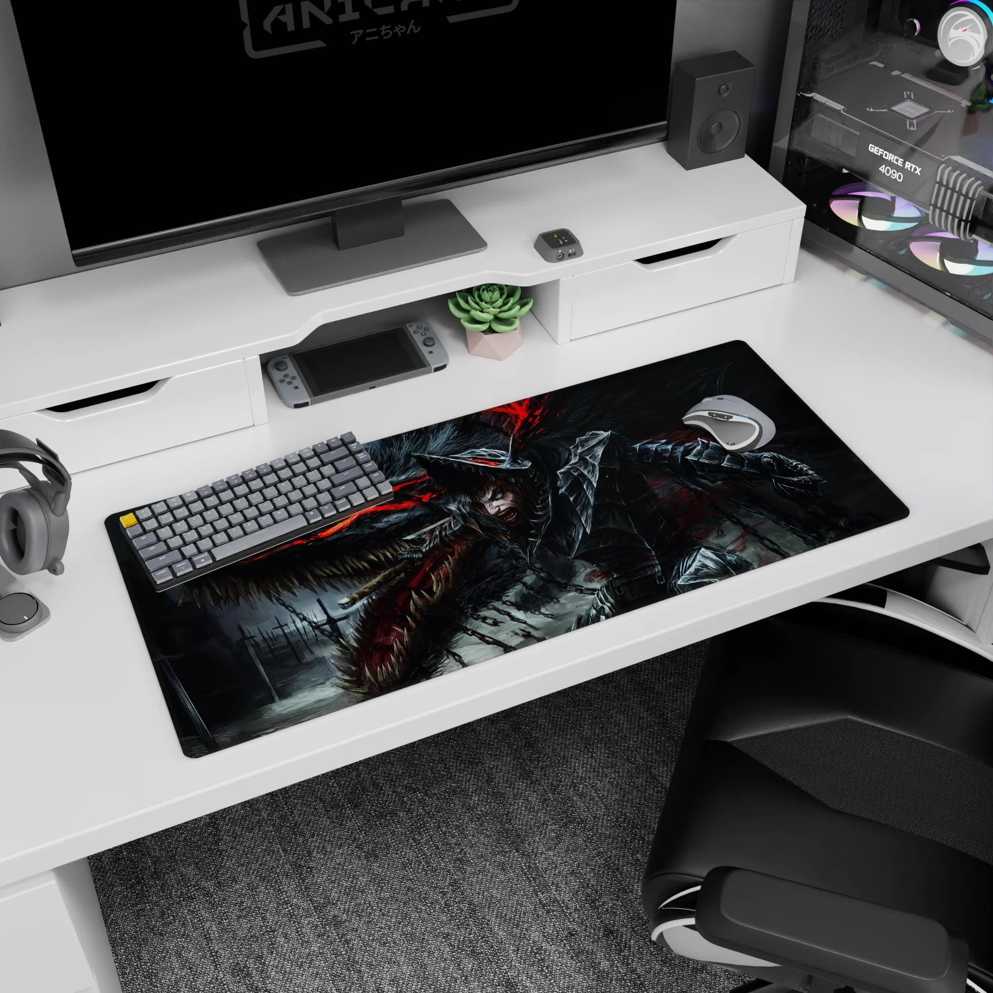 Berserk Deskmat | Mousepad | Deskpad - Beast of Darkness - AniChan