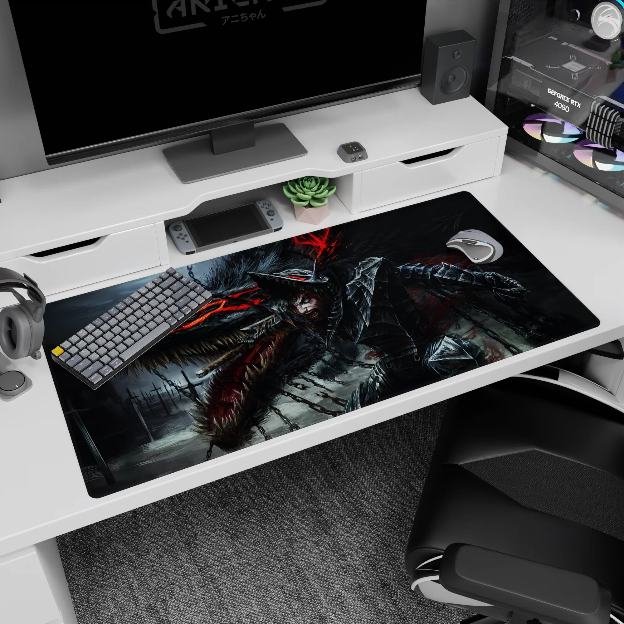 Berserk Deskmat | Mousepad | Deskpad - Beast of Darkness - AniChan